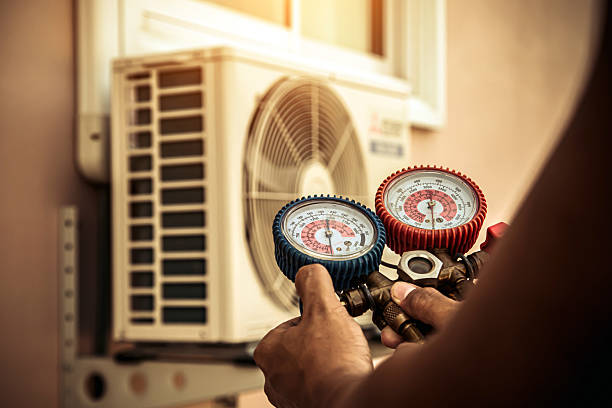 Professional Ac Installation technician working in Polkville, NC